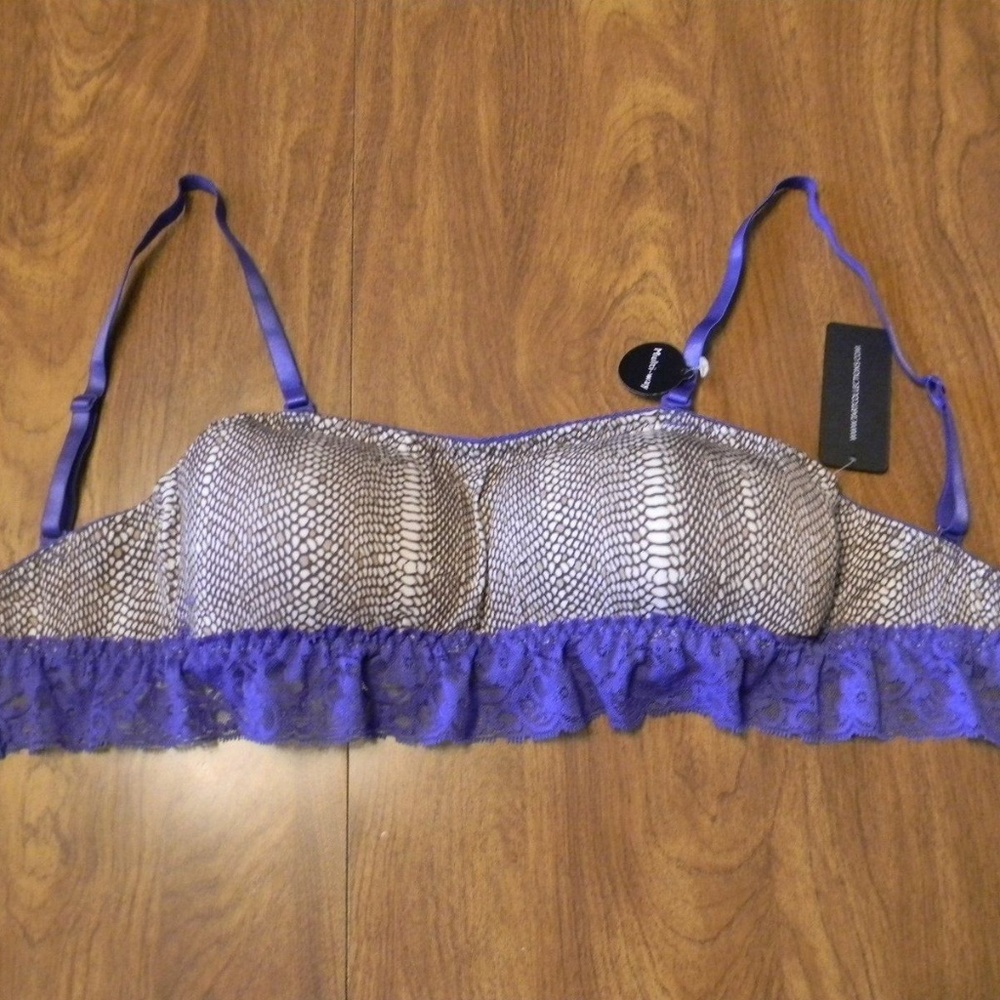 Tart Noir XS Brown Animal Print Multi Way Bra NWT